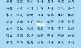 网络名字大全男孩